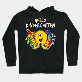 Hello Kindergarten Octopus, First Day Of School Hoodie